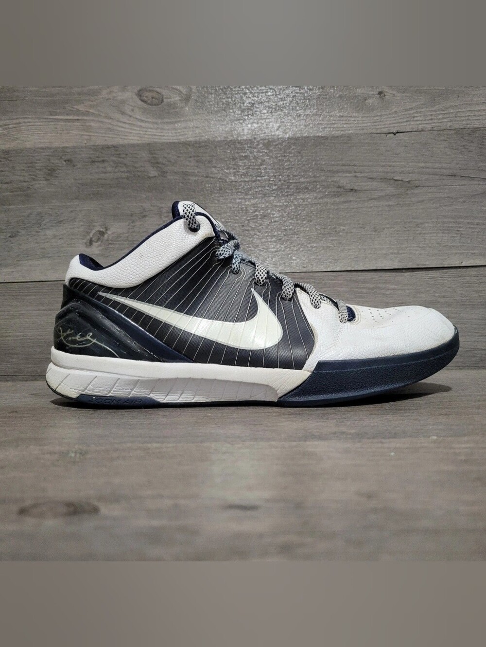 RARE Nike Kobe 4 TB Midnight Navy 2009 Men's Size 11.5 Team Blue